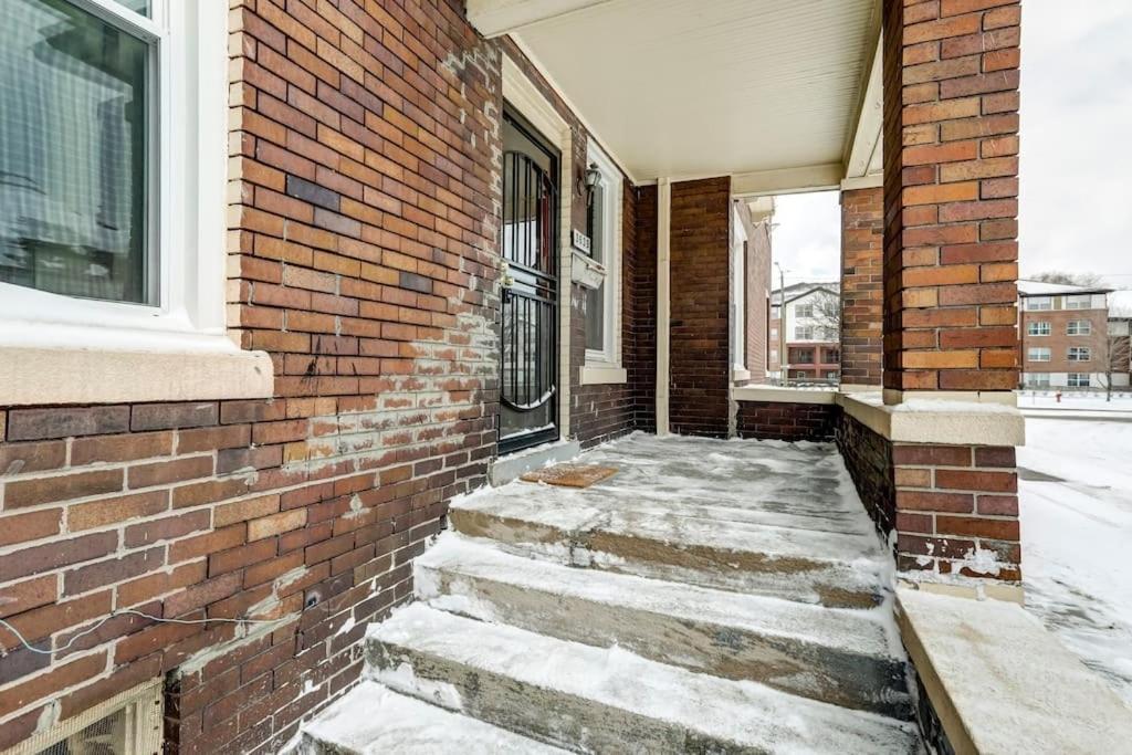 Villa Luxe Mid-Century Styled Historic Townhouse #1 Detroit Exterior foto